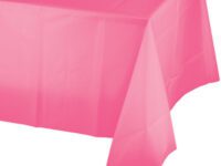 CPPLTC - 54x108 Candy Pink Plastic Table Cover