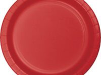 CR9PAPT - 9" Classic Red Paper Plates