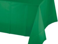 EGPLTC - 54x108 Emerald Green Plastic Table Cover