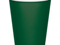 HG9PACP - 9oz Hunter Green Hot/Cold Paper Cups