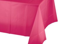 HMPLTC - 54x108 Hot Magenta Plastic Table Cover