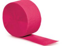 HMSTRM - 81' Crepe Hot Magenta Paper Streamers