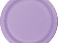 LL9PAPT - 9" Luscious Lavender Paper Plates