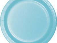 PB7PAPT - 7" Pastel Blue Paper Plates