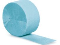 PBSTRM - 81' Crepe Pastel Blue Paper Streamers