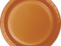 PS7PAPT - 7" Pumpkin Spice Paper Plates