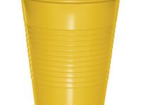 SB16PLCP - 16oz School Bus Yellow Plastic Cup