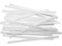 TIESWH - 4" White Paper Twist Ties