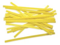 TIESYE - 4" Yellow Paper Twist Ties