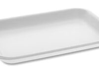 2S - 2S White Foam Tray 8.2x5.7x.65