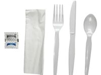 CUTKITHW - Packaged HW F, K, SP, Salt, Pep Napkin