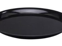A912BL - 12" Black Plastic Cater Tray WNA