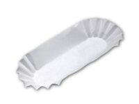 HOTDOG - 6" Paper Hot Dog Tray