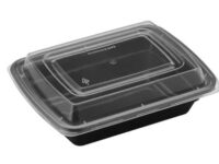 12NSREC - 12oz Black Base/Clr Lid Combo