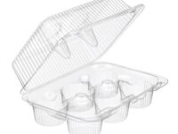 SLP56 - 6 Ct Clear Md Cupcake Saver, SLP56