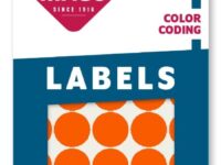 MR121213 - 3/4" Round Org Glo Labels