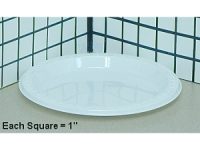 7PLAS - 7" White Plastic Plate